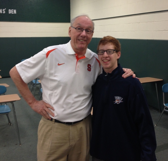 EJF and Jim Boeheim